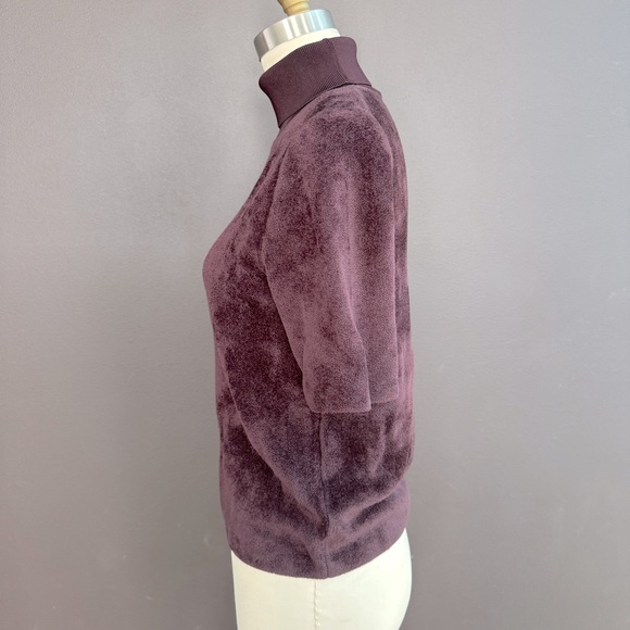 COS chenille knitted short sleeve turtleneck - Picture 2 of 7